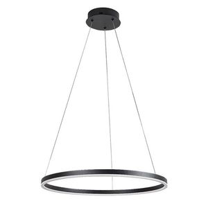Rabalux Černé závěsné LED svítidlo Isaure 600mm 35W CCT 72301 obraz