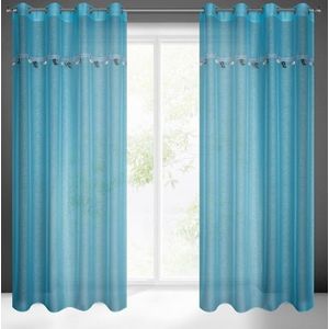 ArtFir Záclona CAR 2 K | modrá 140 x 250 cm obraz