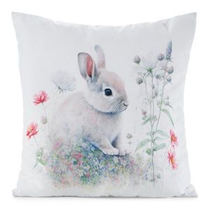 ArtFir Velikonoční povlak na polštář EASTER 63 | bílá/zelená 45 x 45 cm obraz