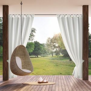 ArtFir Závěs na terasu GARDEN PU | bílá 155 x 240 cm obraz