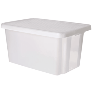 CURVER Úložný box ESSENTIALS 45L s víkem | transparentní obraz