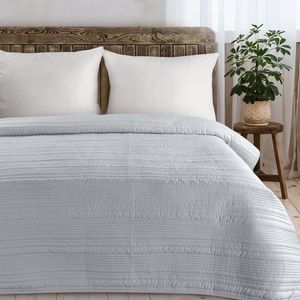 ArtFir Přehoz na postel TARA | stříbrná 170 x 210 cm obraz