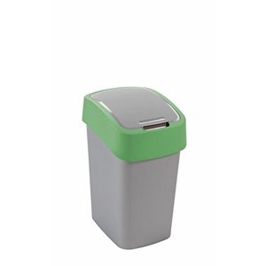 CURVER Odpadkový koš FLIP BIN 25l | stříbrná / zelená obraz