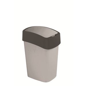 CURVER Odpadkový koš FLIP BIN 9l | stříbrná / šedá obraz