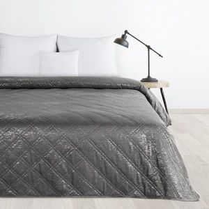 ArtFir Přehoz na postel LUIZ | tmavě šedá 170 x 210 cm obraz