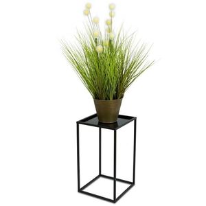 DekorStyle Stojan na květiny 40 cm černý obraz
