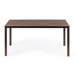 MODERNHOME Zahradní cateringový stůl 156x78 cm hnědý obraz