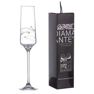 Diamante Spiral Swarovski sklenice na sekt 190 ml obraz