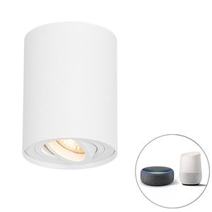 Chytré stropní bodové světlo bílé nastavitelné vč. Wifi GU10 - Rondoo up obraz