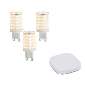 Sada 3 chytrých stmívatelných LED žárovek G9 2, 5 W 250 lm 2700K–6500K včetně Zigbee Smart Hub obraz