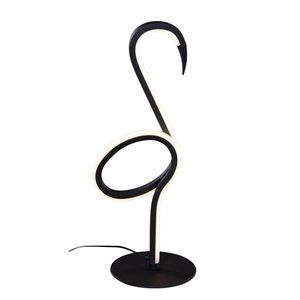 Designová stolní lampa černá včetně LED - Ingo obraz