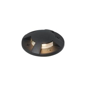 Moderní zemní bodové svítidlo černé GU10 50mm 4-světelný efekt IP65/IP67 - Cellar obraz