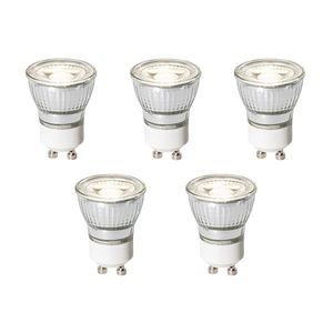 Sada 5 stmívatelných LED žárovek GU10 3, 5 cm 4W 275 lm 4000K obraz