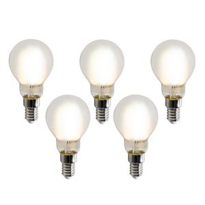 Sada 5 chytrých LED žárovek E14 P45 matných 4, 2W 470 lm 2700-6500K obraz