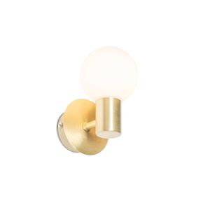 Moderní nástěnná lampa zlatá IP44 - Cederic Up obraz