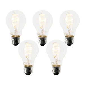 Sada 5 chytrých LED žárovek E27 A60 4, 9 W 380 lm 2700 K obraz