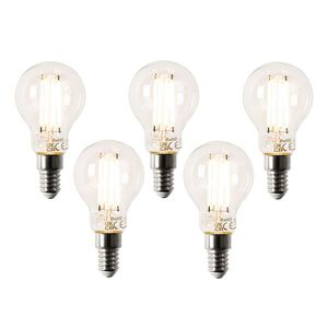 Sada 5 chytrých LED žárovek E14 P45 4, 5W 470 lm 1800-4000K obraz