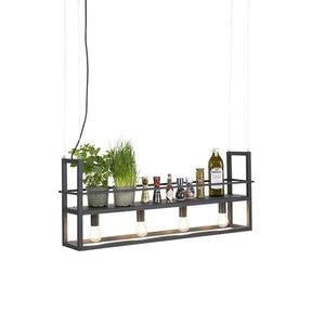 Chytré závěsné svítidlo černé vč. Wi-Fi A60 - Cage Rack obraz