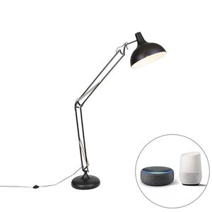 Chytrá stojací lampa černá nastavitelná vč. Wifi A60 - Hobby obraz