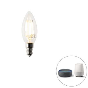 Chytrá LED žárovka E14 B35 4, 5W 470lm 2700K obraz