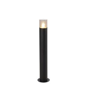 Moderní venkovní stojací lampa černá 70 cm - Odense obraz