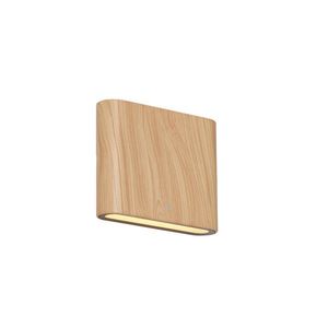 Skandinávské venkovní nástěnné svítidlo dřevěné 11, 5 cm vč. LED IP65 - Batt obraz