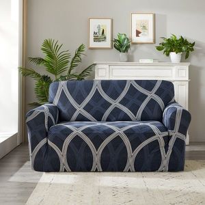 4Home Napínací potah na sedačku Elegant modrá, 190-230 cm + povlak na polštářek zdarma, 190-230 cm obraz