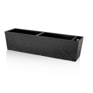Flower Lover Samozavlažovací truhlík Supreme Stone antracit, 75 cm obraz
