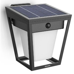 Philips Nissa UltraEfficient solární nástěnné LED svítidlo se senzorem černá, 1, 8 W, 250/25 lm, 3000 K obraz