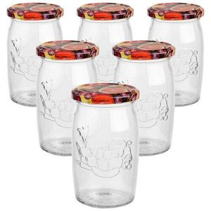 6dílná sada zavařovacích sklenic s víčkem, 335 ml obraz