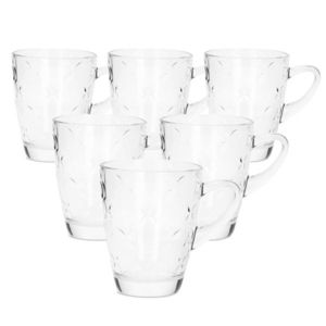 Florina Sada skleněných hrnků Iris 300 ml, 6 ks obraz