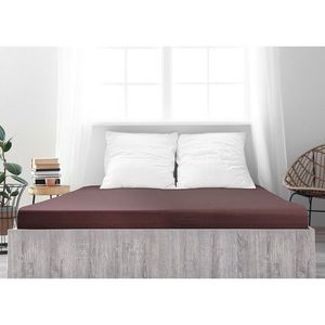 4Home jersey prostěradlo Ideál tmavě hnědá, 100 x 200 cm obraz