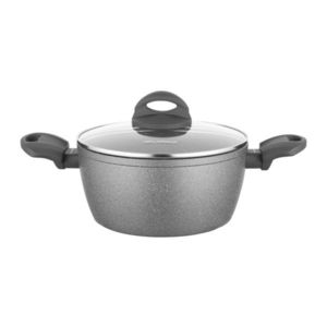 Florina Kamenný hrnec s poklicí na indukci a plyn Lava Stone MG, 16 cm, 1, 2 l obraz