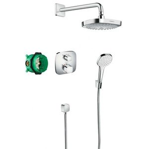 HANSGROHE Croma Select E Sprchový set 180 s termostatem Ecostat E, 2 proudy, chrom 27294000 obraz