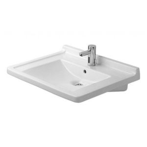 DURAVIT Starck 3 Umyvadlo 70x55 cm, s 1 otvorem pro baterii, bílá 0309700000 obraz