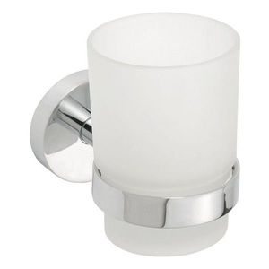 SAPHO X-ROUND sklenka, mléčné sklo, chrom XR903 obraz