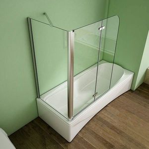 H K Pevná boční stěna V75, 73-75x140, 6 mm sklo, k vanovým zástěnám S22 a S33 SE-750SPVS2E obraz