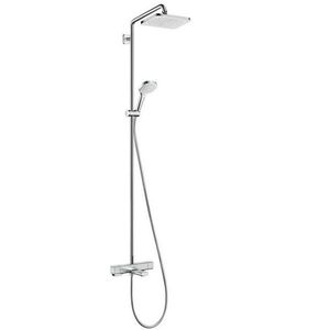 HANSGROHE Croma Sprchový set s vanovým termostatem, 28x17 cm, 3 proudy, chrom 27687000 obraz