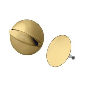 HANSGROHE Flexaplus Vrchní sada vanového výtoku, leštěný vzhled zlata 58185990 obraz