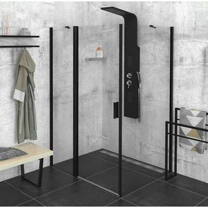 POLYSAN ZOOM BLACK obdélníkový sprchový kout 1200x900 L/P varianta ZL1312BZL3290B obraz