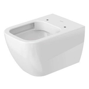 DURAVIT Happy D.2 Závěsné WC, Rimless, WonderGliss, bílá 22220900001 obraz