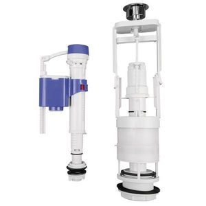SAPHO Splachovací souprava s DUAL tlačítkem, spodní napouštění 1/2", chrom SSUV12 obraz