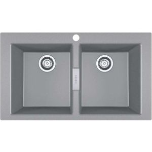 FRANKE Sirius 2.0 Tectonitový dřez S2D 620-86, 86x50 cm, šedá 143.0650.970 obraz