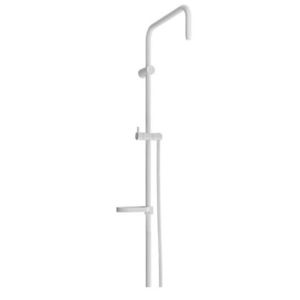 MEXEN Sprchová souprava X, hladká hadice 150cm, mýdlenka, bílá 79391-20 obraz