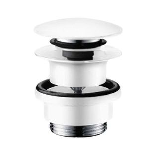 HANSGROHE Odtokové soupravy Odtoková souprava Push-Open, matná bílá 50100700 obraz
