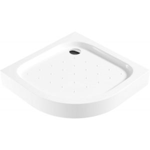 DEANTE Funkia bílá Akrylátová sprchová vanička, půlkulatá, 90 cm KTA_053B obraz