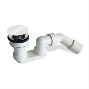 VILLEROY & BOCH Příslušenství Vanová odtoková souprava, Push-Open, alpská bílá U90952001 obraz