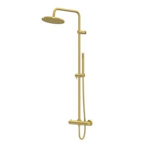 STEINBERG 340 Sprchový set s termostatem, průměr 22 cm, kartáčované zlato 340 2721 BG obraz