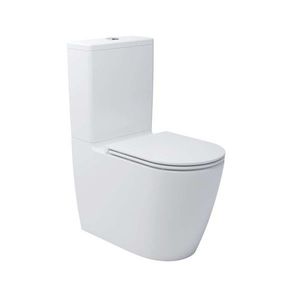 Kielle Oudee WC kombi set s nádržkou a sedátkem softclose, Vortex, bílá 30202000 obraz