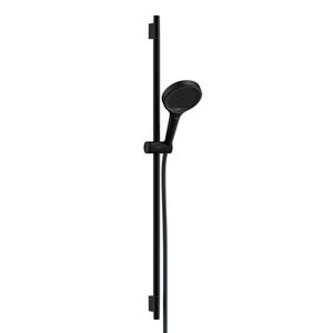 HANSGROHE Rainfinity Set sprchové hlavice, tyče a hadice, 3 proudy, EcoSmart, matná černá 28744670 obraz